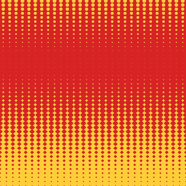 Unique halftone background with striking colors