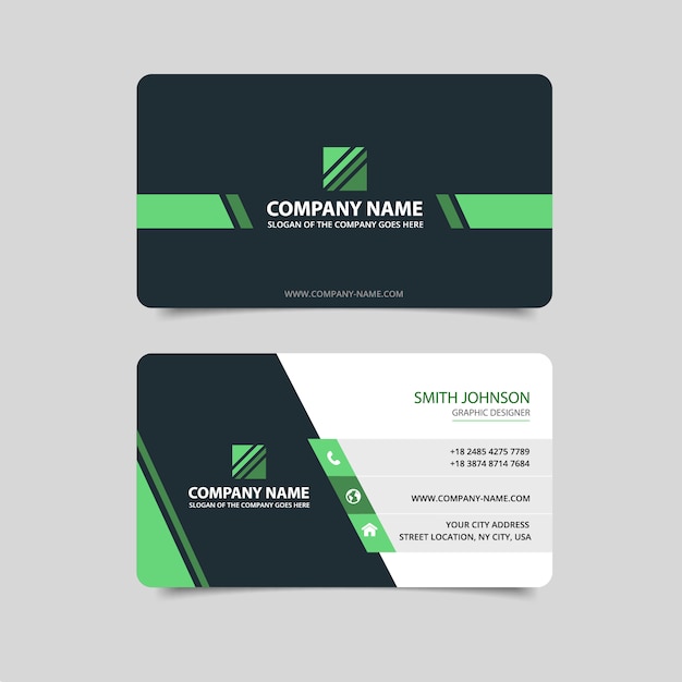 unique modern business card