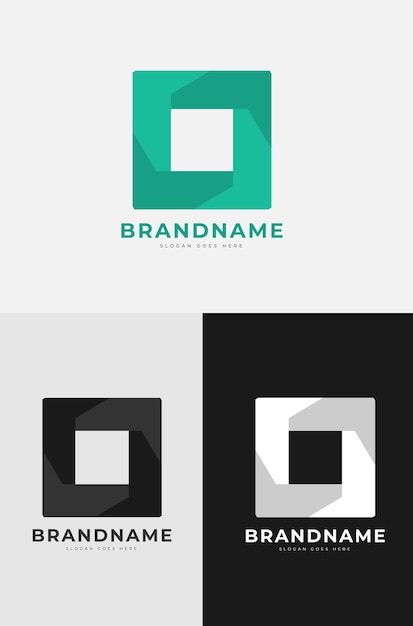 Unique modern and creative logo design template