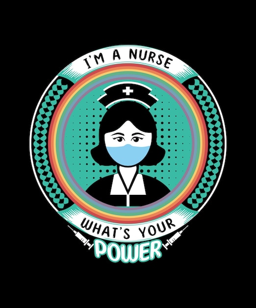 Vector unique nurse t-shirt design, doctor t-shirt, nurse illustration, nurse day t-shirt,custom t-shirt