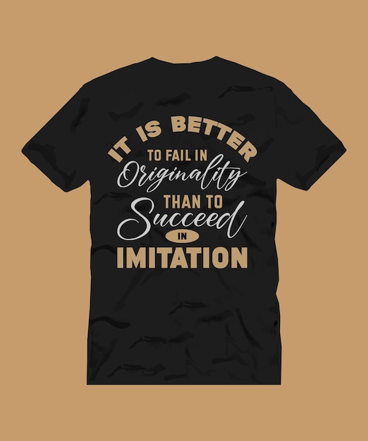 unique and trendy motivation quote t shirt design