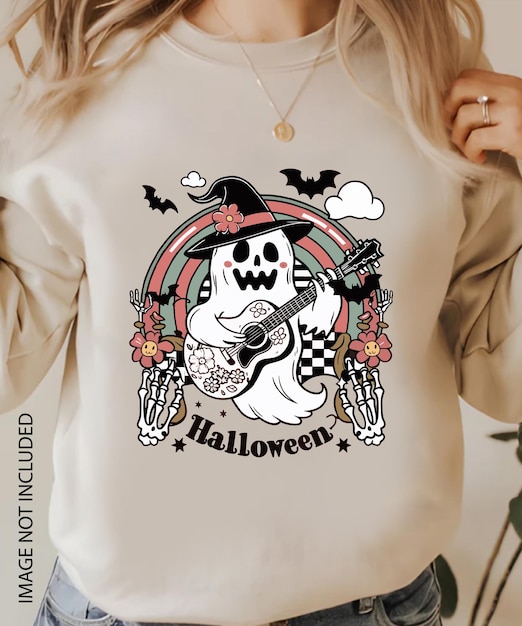 Vector unisex halloween tshirt design