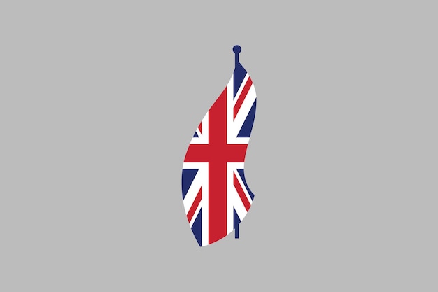 Vector united kingdom flag the british flag the uk flag united kingdom sign united kingdom british flag