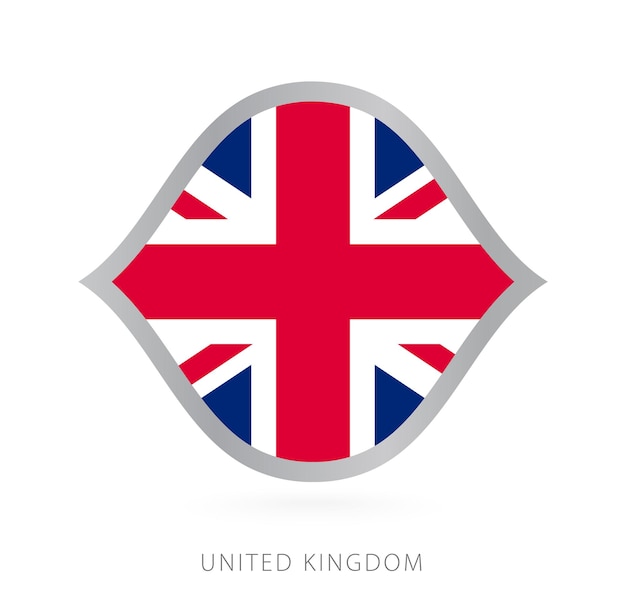 United Kingdom national team flag in style for international basketball competitions