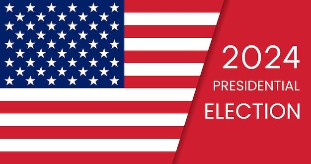 United States of America Presidential Election 2024 Vector illustration