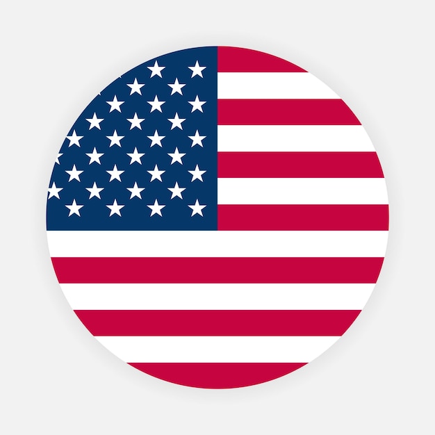 United States Round flag