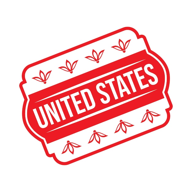 United States Rubber stamp Design Art Illustration