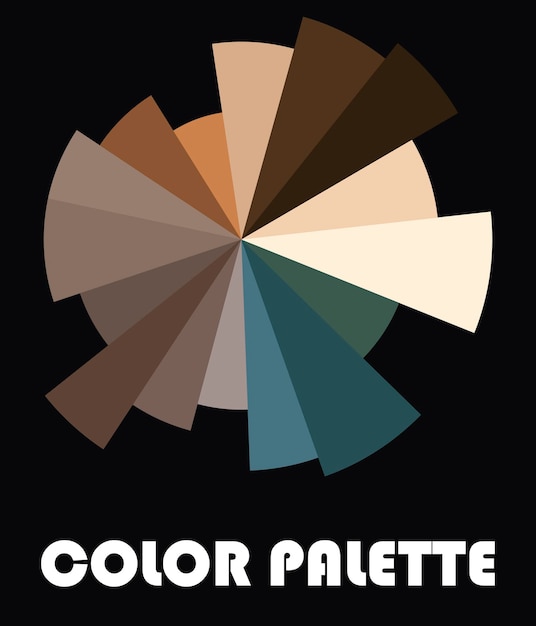 Universal color palette 2023. Vector illustration