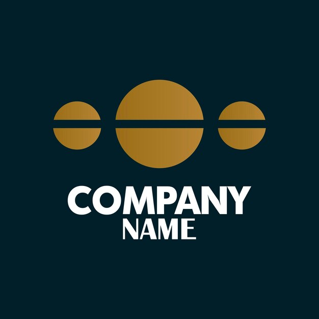 Universal template for company logo. Vector illustration