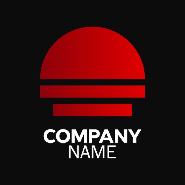 Universal template for company logo. Vector illustration