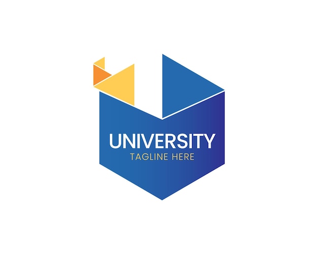 University education logo template