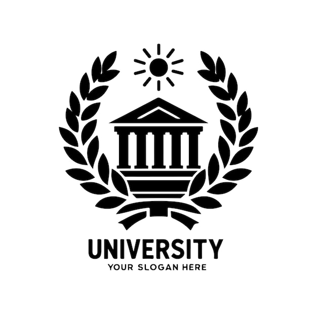 Vector university logo vector illustration