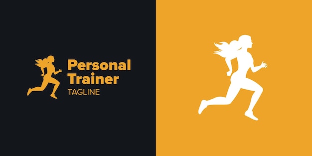 Unleash Your Potential Captivating Logo Templates for Personal Trainers with RunningFitness Themes