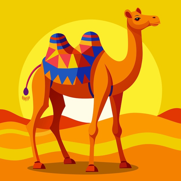 Vector unveiling the secrets of the resilient camel