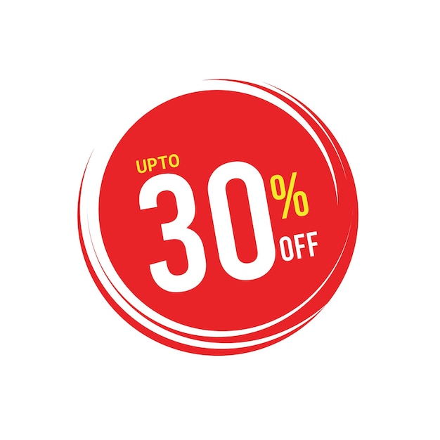 up to 30 discount, offer logo design. discount badge