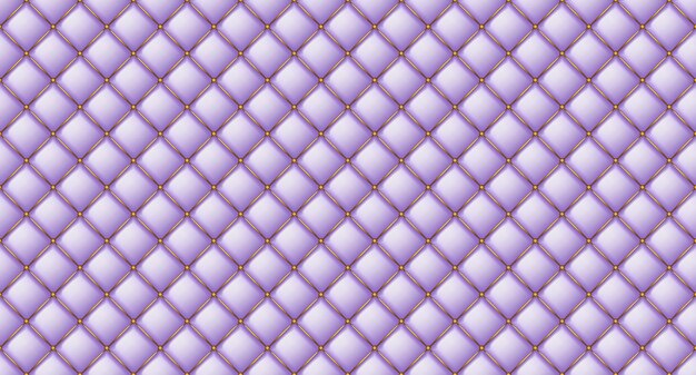 Vector upholstery quilted background purple leather texture sofa backdrop seamless texture quilted background