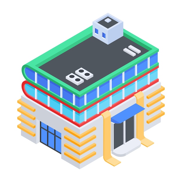 Urban Buildings Isometric