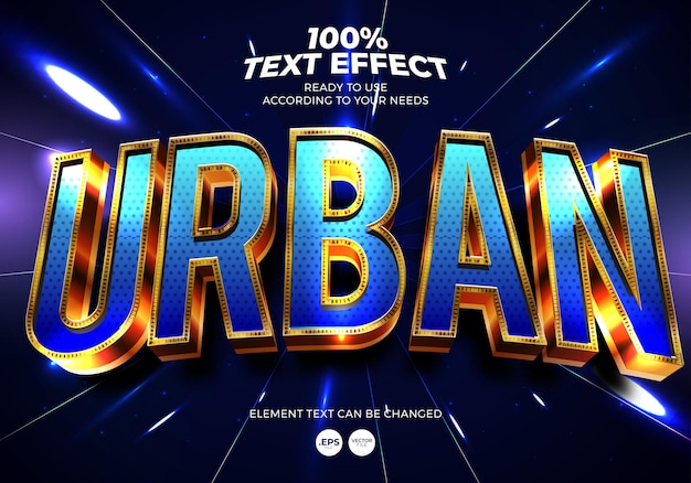 Urban Editable Text Effect