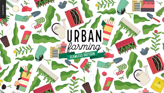 Urban farming and gardening pattern