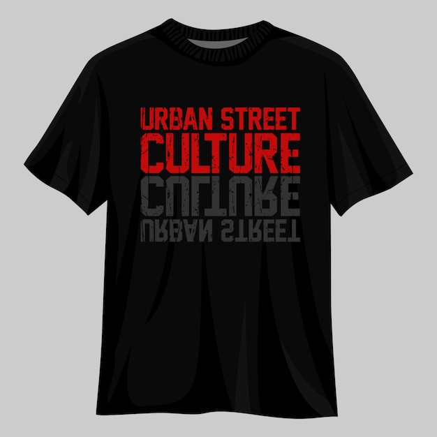 Urban street culture vector t shirt design