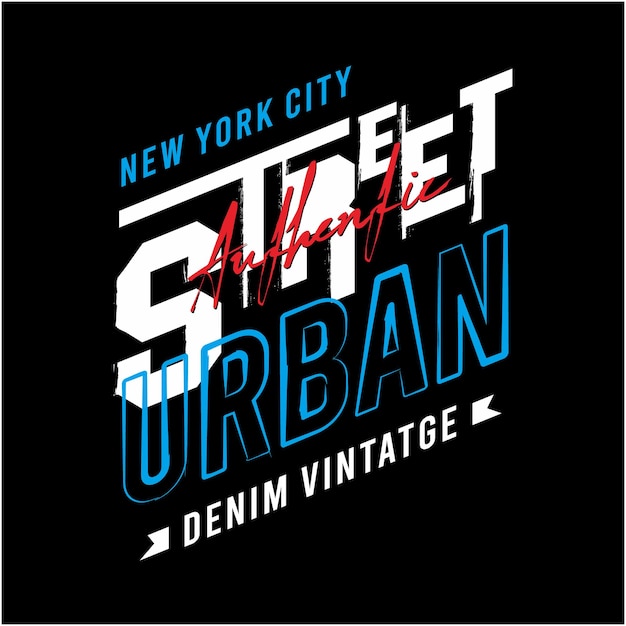 Urban street design casual style typography for tshirt vector illustration