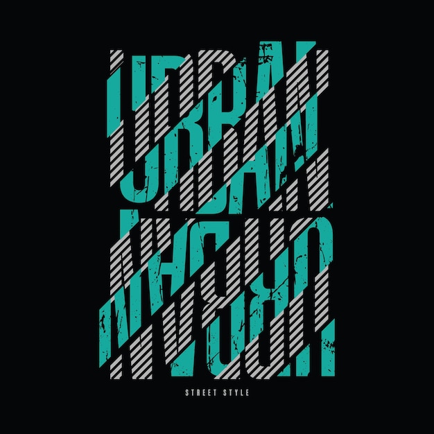 Urban t-shirt and apparel design