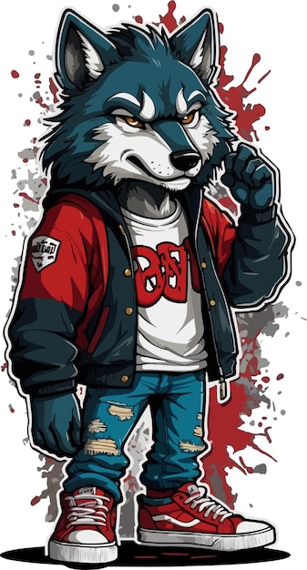 Urban Wolf Streetwear Style