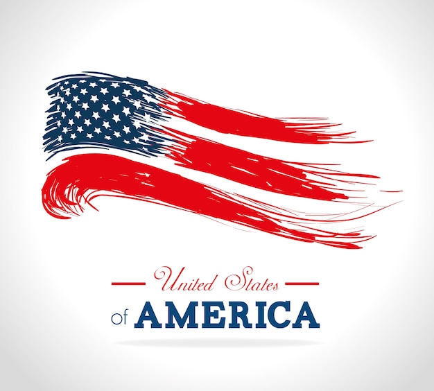 USA design, vector illustration.