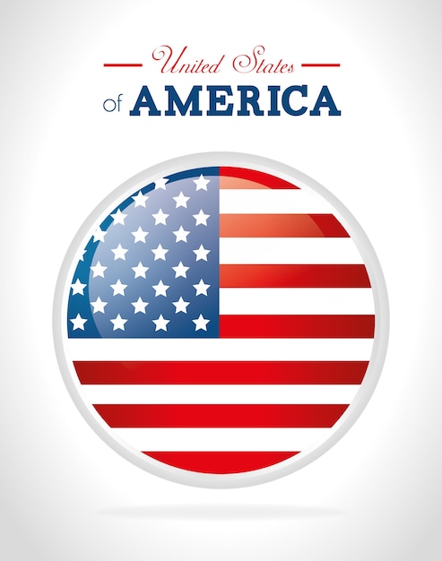 USA design, vector illustration.