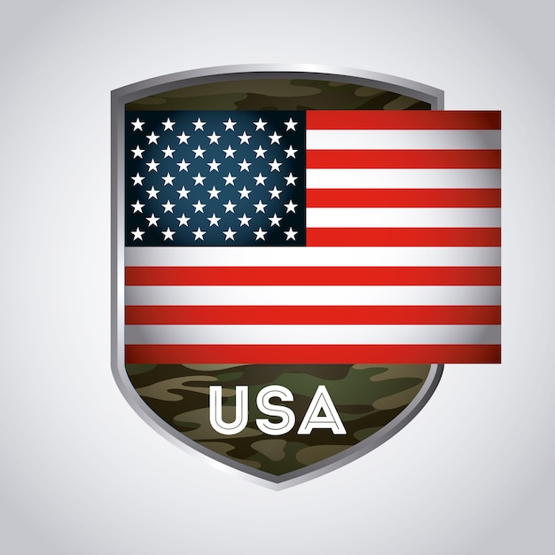 usa emblem design, vector illustration eps10 graphic 