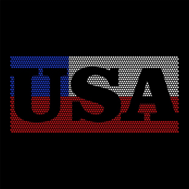 usa graphic illustration typography vector good for t shirt print Premium Vector