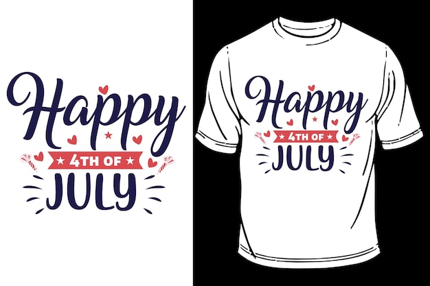 USA Happy 4th Of July Tshirt Happy Independence Day TShirt Design