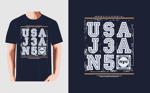 usa jeans stylish tshirt and apparel abstract poster