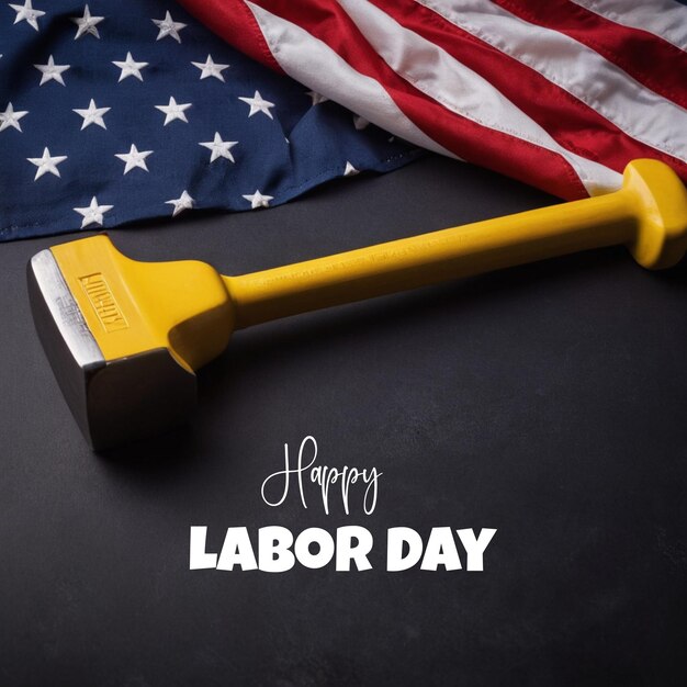 Vector usa labor day celebrates design for social ad