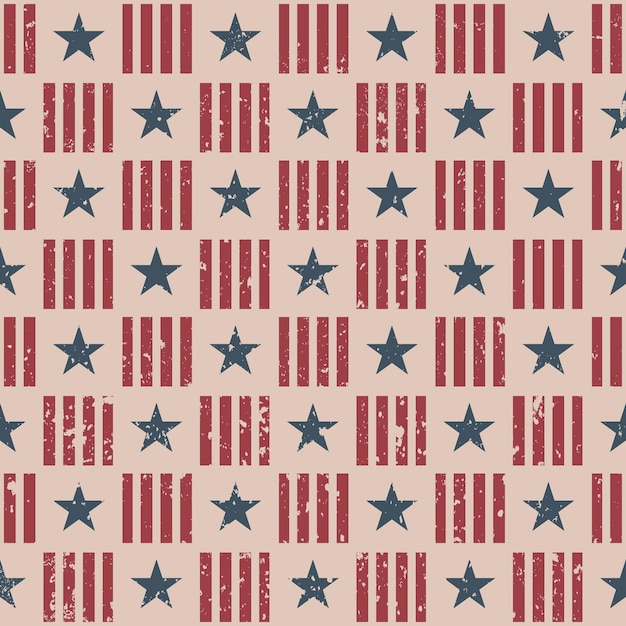 Usa patriot seamless pattern