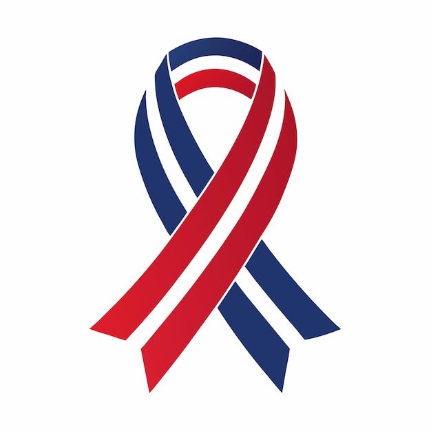 USA patriotic ribbon vector design vector illustration