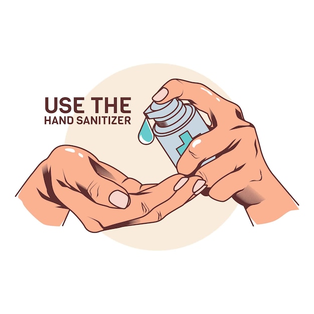 use hand sanitizer