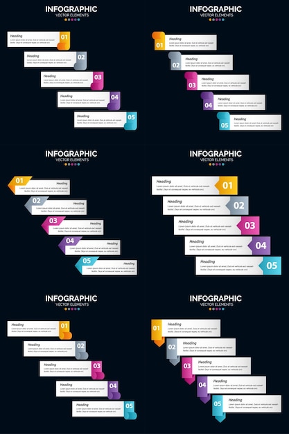 Use vector infographics in your business presentations for added impact