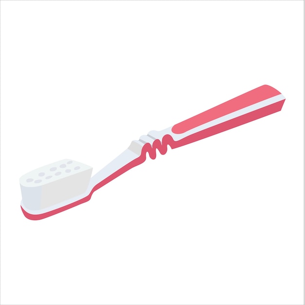 Use white or pink toothpaste to remove dirt from your teeth vector illustration