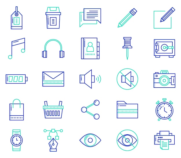 User interface, Basic UI icon set, web icon