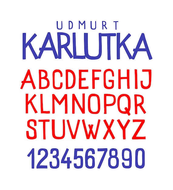 Usual display font for inscriptionsLatin capital letters Alphabet for cheerful informal inscriptions