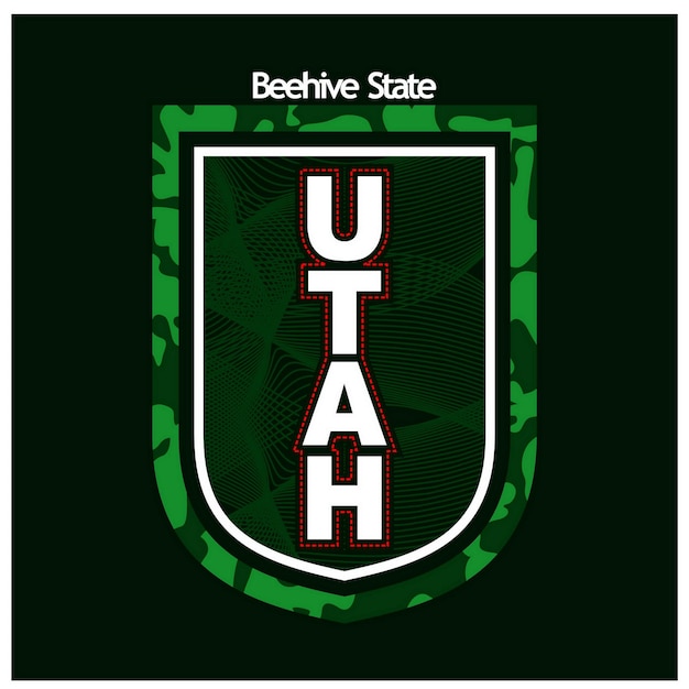 Utah Vintage typography design in vector illustration tshirt clothing and other uses