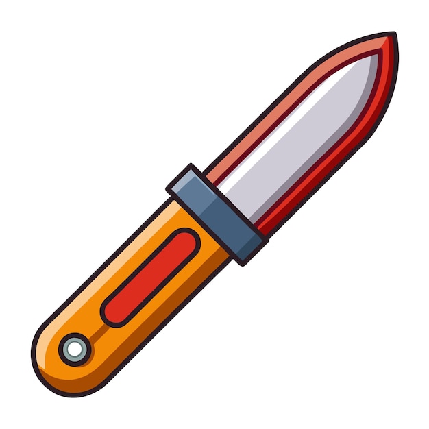 utility knife clipart vector art and illustration