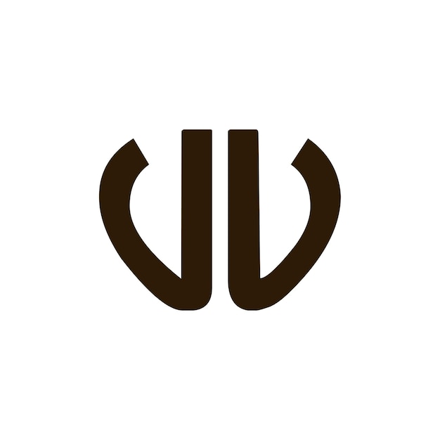 UU monogram logo design