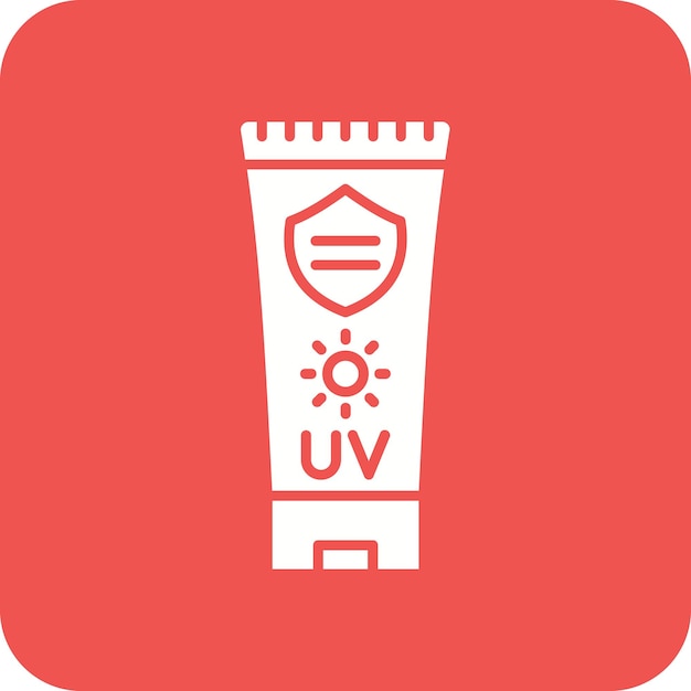 Vector uv protection icon