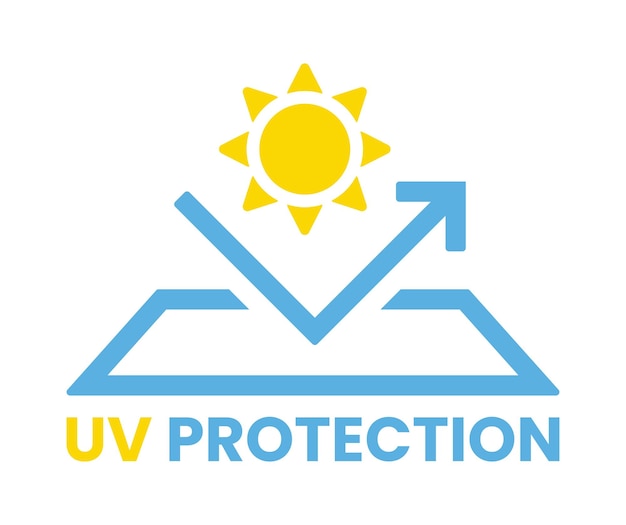 UV radiation icon. Ultraviolet symbol.