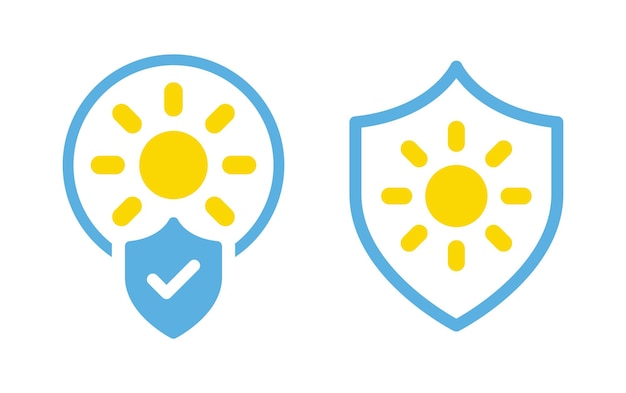 UV radiation icon.