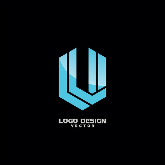 V Icon Logo Design Vector