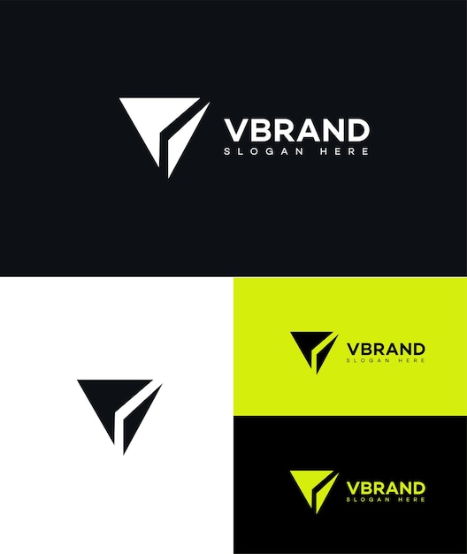 V Letter Logo Icon Brand Identity Sign Symbol Template