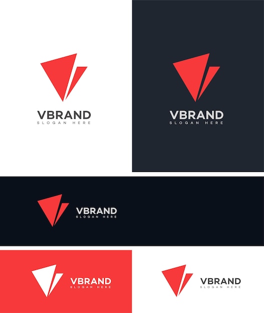 V Letter Logo Icon Brand Identity Sign Symbol Template